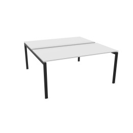 DVO BENCH 2PDL LITE 140X166,5X75 STRUTTURA BIANCA PIANO BIANCO OPACO