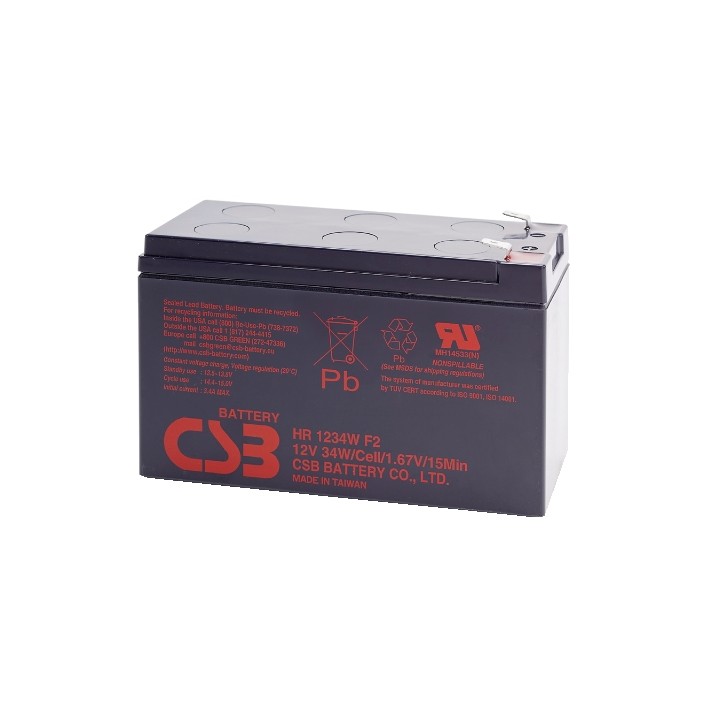 HR1234W BATTERIA ERMETICA AL PIOMBO 12V 9AH