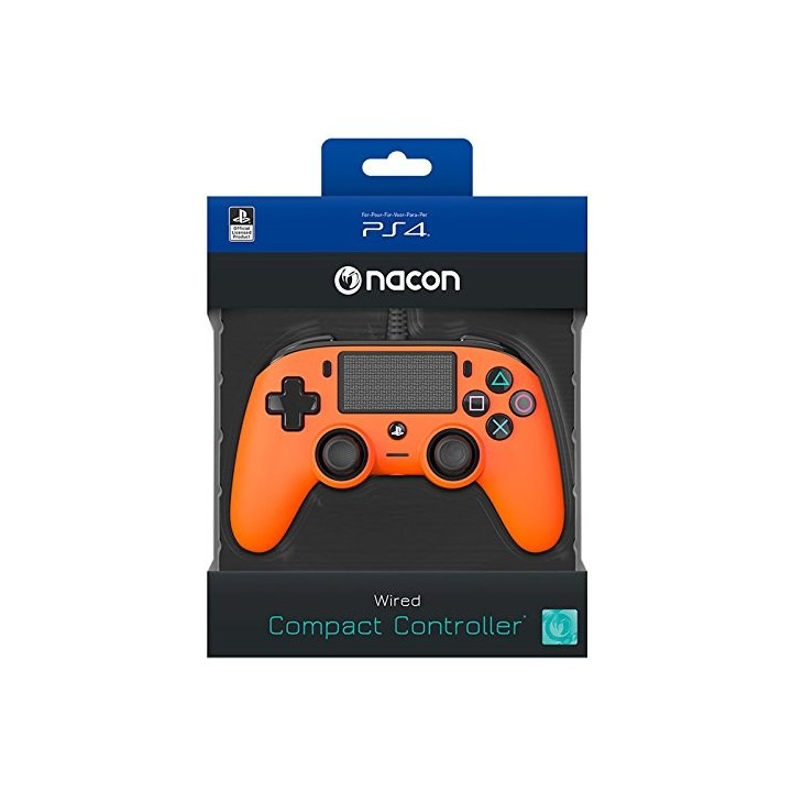 NACON OLP Compact Controller WRD Arancione PS4
