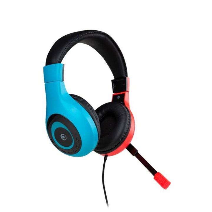 BIGBEN Cuffie stereo gaming V1 bicolor Rosso/Blu Switch
