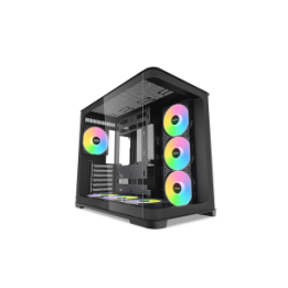 SAMA MID TOWER V60 BLACK DOPPIA CAMERA 2TG 7FAN 120mm ARGB PWM