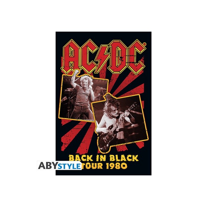 ABYSTYLE AC/DC - Poster grande: "Back in Black 80" (91.5x61)