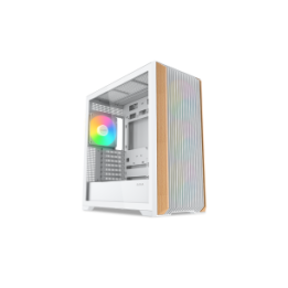 SAMA MID TOWER Z60 WHITE LISTELLO IN NOCE TG 4FAN WHITE 140mm ARGB PWM