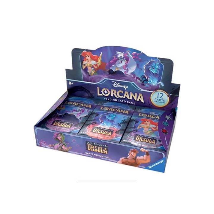 RAVENSBURGER DISNEY: LORCANA - SET 4 IL RITORNO DI URSULA DISPLAY (24.