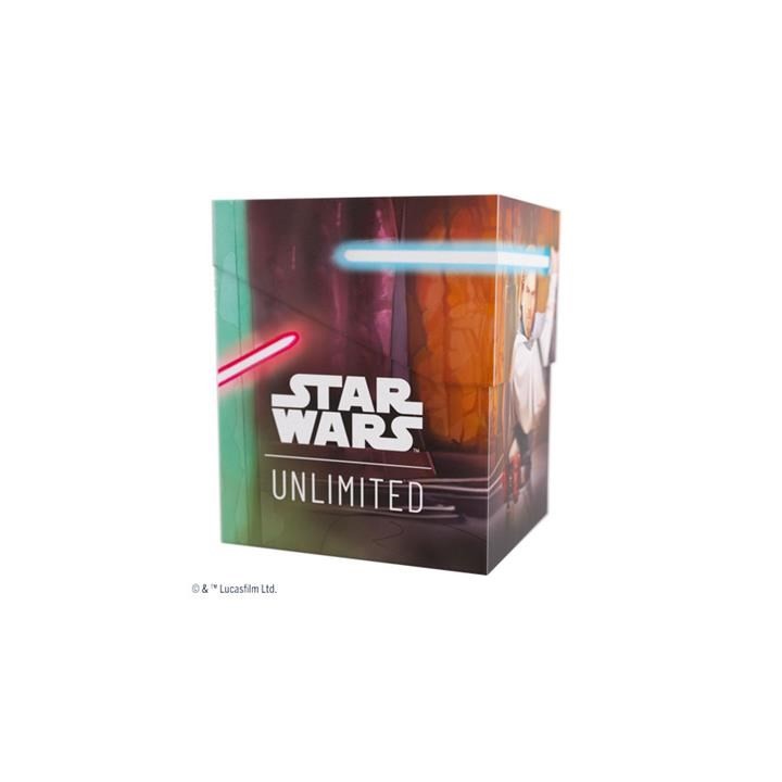 ASMODEE 6859 - STAR WARS UNLIMITED - CREPUSCOLO DELLA REPUBBLICA: SOFT CRATE OBI-WAN KENOBI/DARTH MAUL