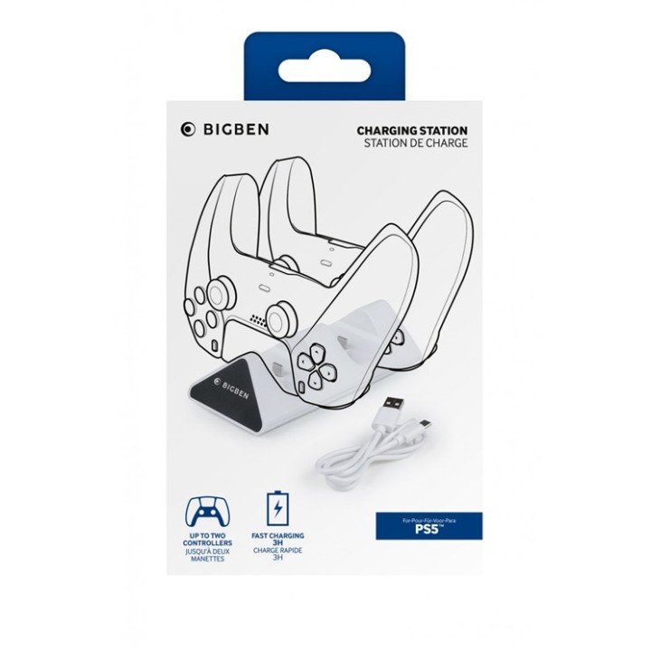 BIGBEN Base di Ricarica 2 Controller PS5