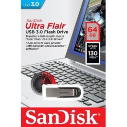 Sandisk Pendrive USB 3.0 Ultra Flair 64GB