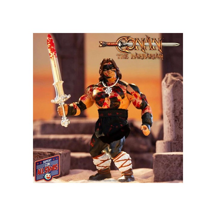 102390 - Conan the barbarian vintage w1 conan blood splatter