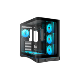 SAMA MID TOWER V62 BLACK TG CURVE LED STRIP 7 120 ARGB PWM FAN