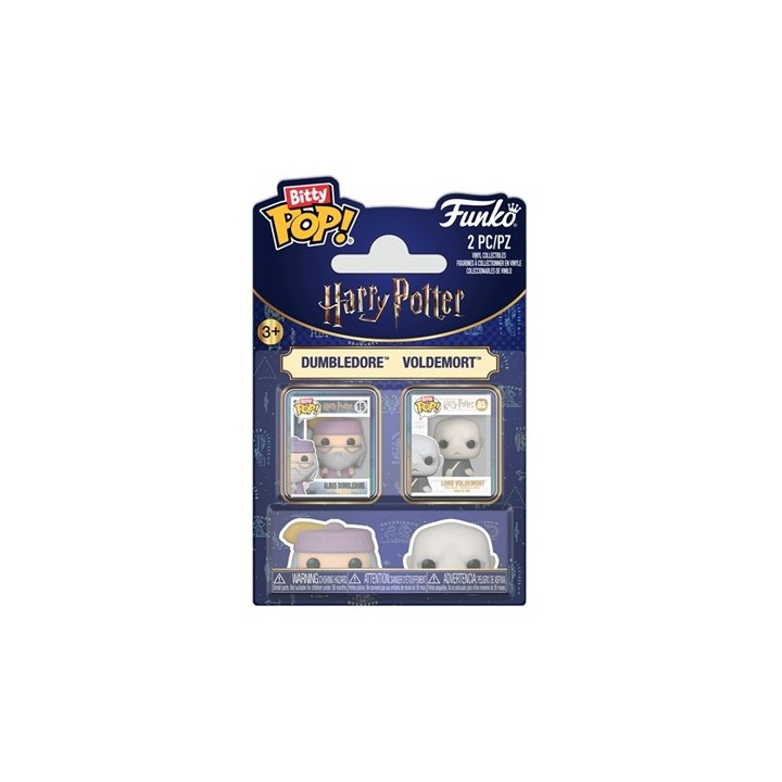 FUNKO Bitty POP 2-Pack Harry Potter - Albus Dumbledore & Lord Voldemo.