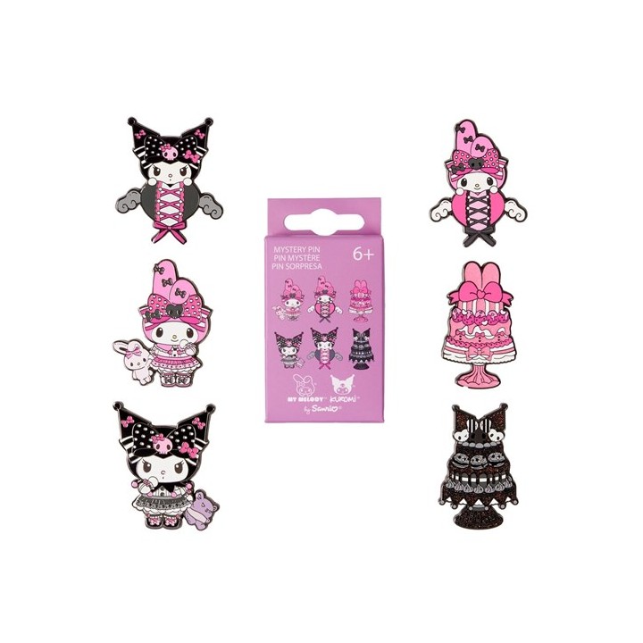 FUNKO Loungefly Mystery Pins - Hello Kitty: My Melody & Kuromi