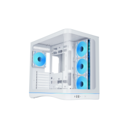 SAMA MID TOWER V62 WHITE TG CURVE LED STRIP 7 120 ARGB PWM FAN