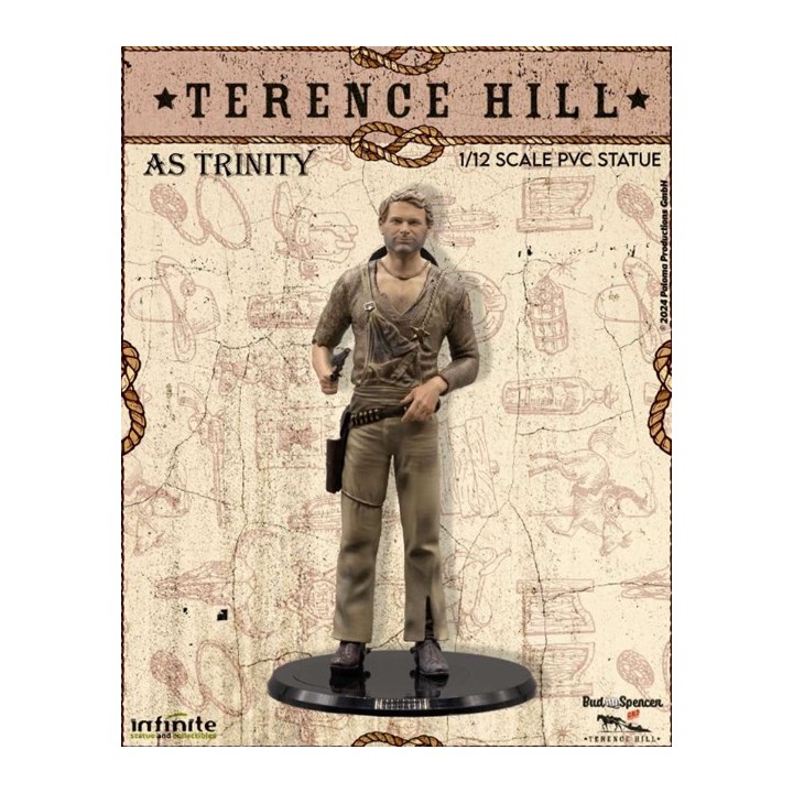 101166 - Terence hill as trinity 1/12 pvc statue