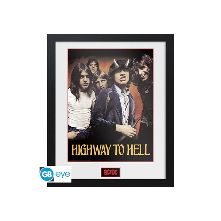 ABYSTYLE AC/DC - Poster Incorniciato: "Highway to Hell" (30x40)