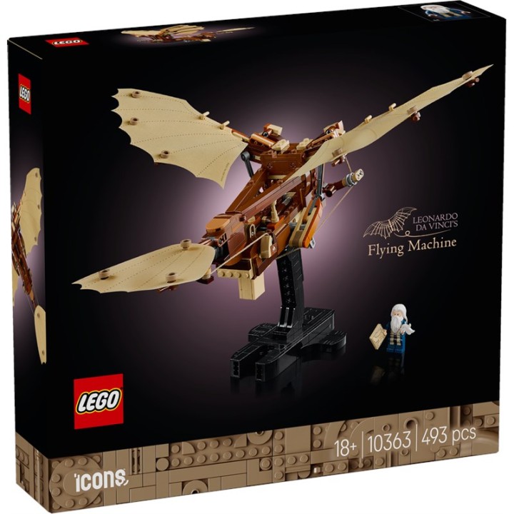 LEGO 10363 ICONS - Macchina volante di Leonardo da Vinci