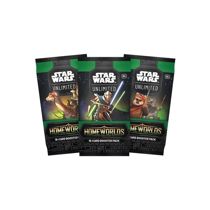 ASMODEE - STAR WARS UNLIMITED - MONDI DI ORIGINE: BOOSTER (DISPLAY 24.