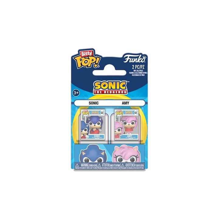 FUNKO Bitty POP 2-Pack Sonic The Hedgehog - Sonic & Amy Rose