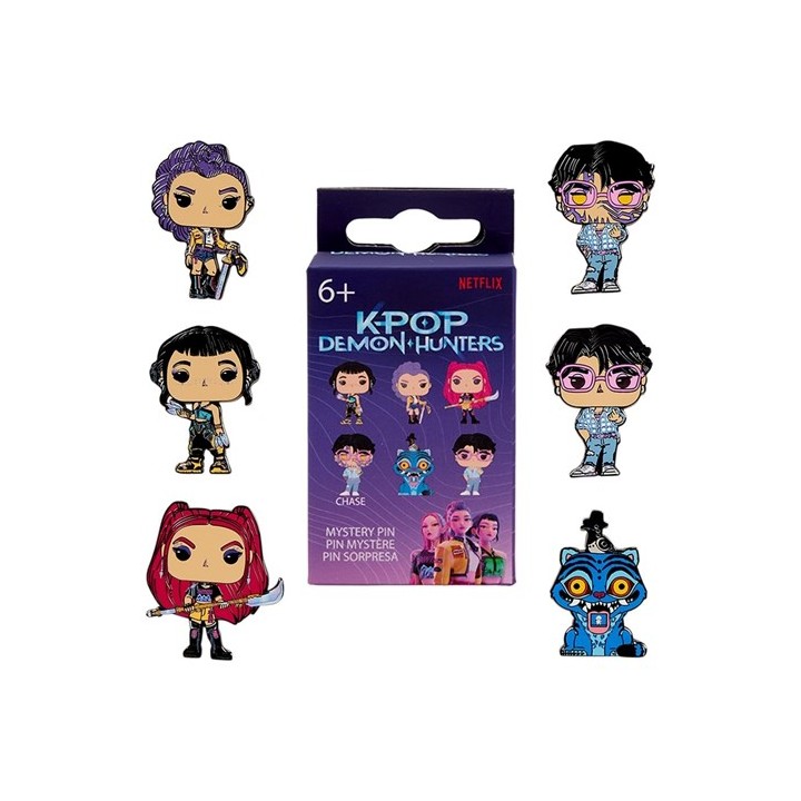 FUNKO Loungefly Mystery Pins - K-Pop Demon Hunters 12pz