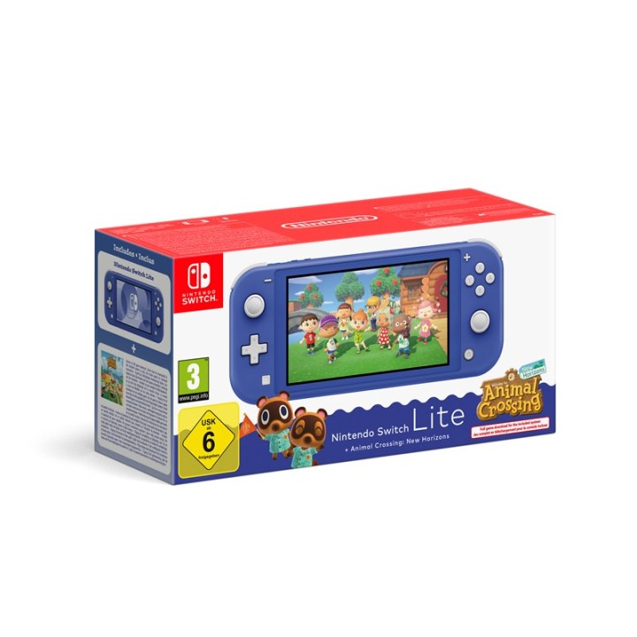 NINTENDO Console Nintendo Switch Lite Digital + Animal Crossing: New Horizons (blu)