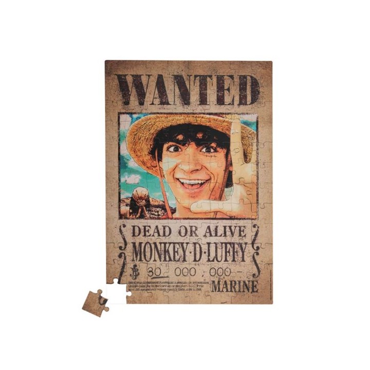 CINEREPLICAS 103484 - One Piece Magnetic Puzzle Wanted Luffy