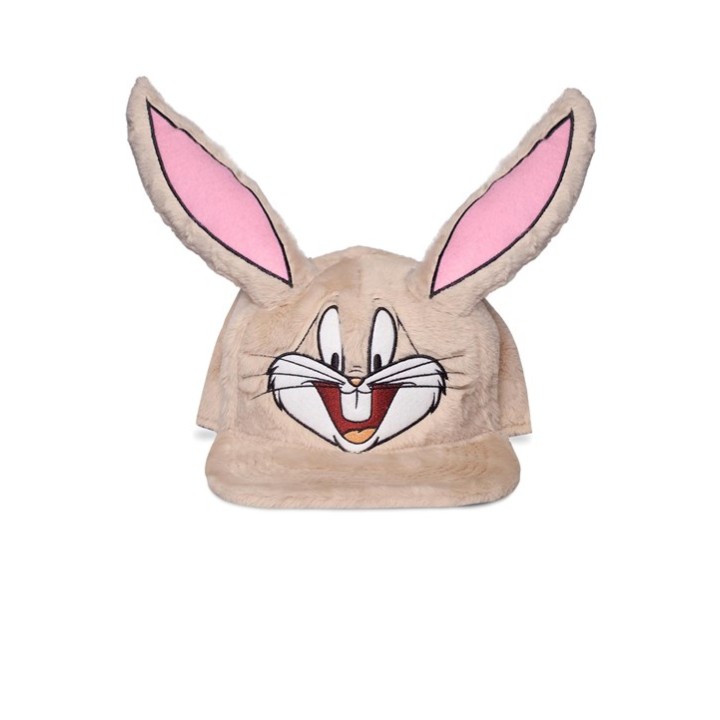 DIFUZED LOONEY TUNES : CAPPELLO BUGS BUNNY IN PELUCHE CON ORECCHIE