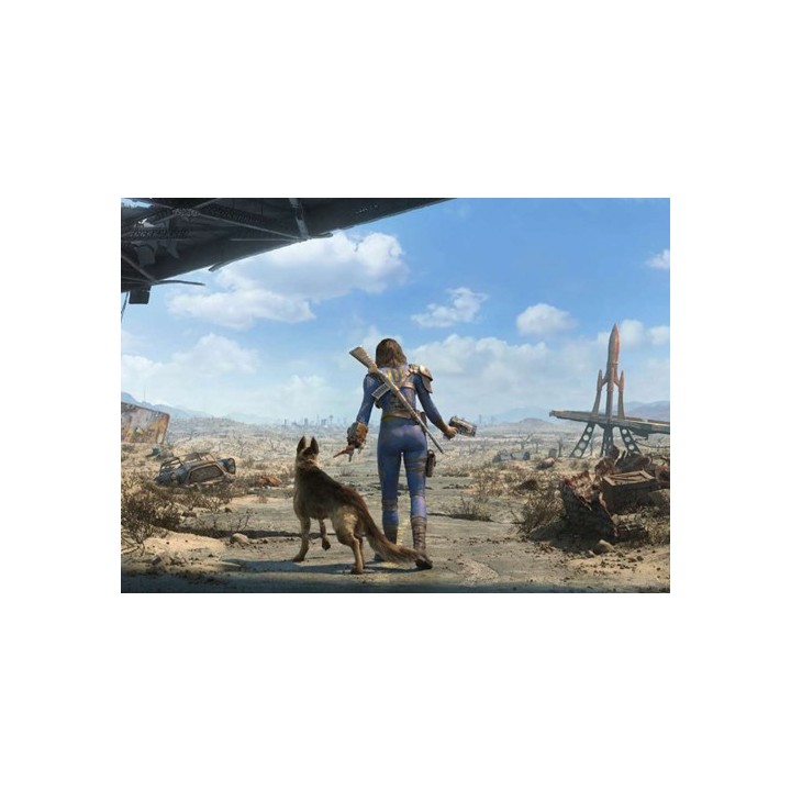 104498 - Fallout neighborhood patrol lithograph