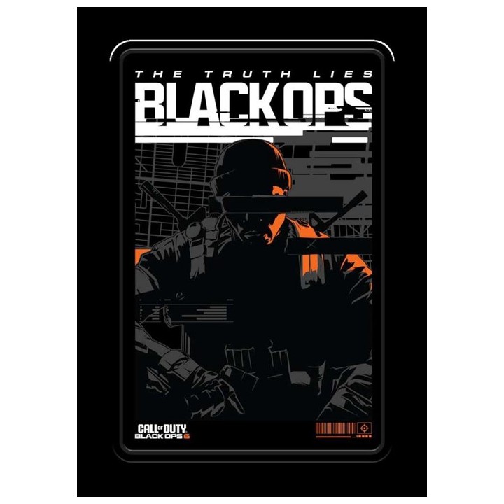 102372 - Call of duty black ops 6 metal sign black ops 6