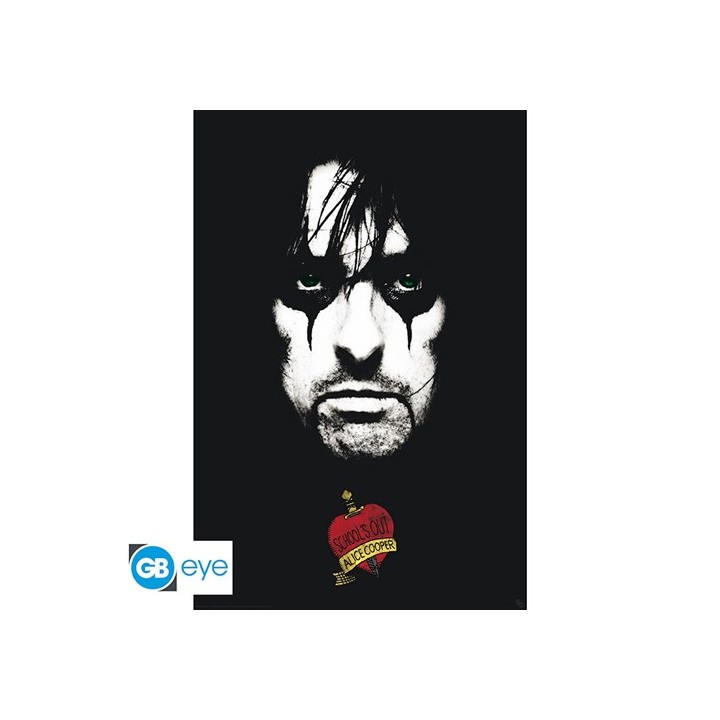 ABYSTYLE ALICE COOPER - Poster Maxi 91.5x61 : "School's Out Face"