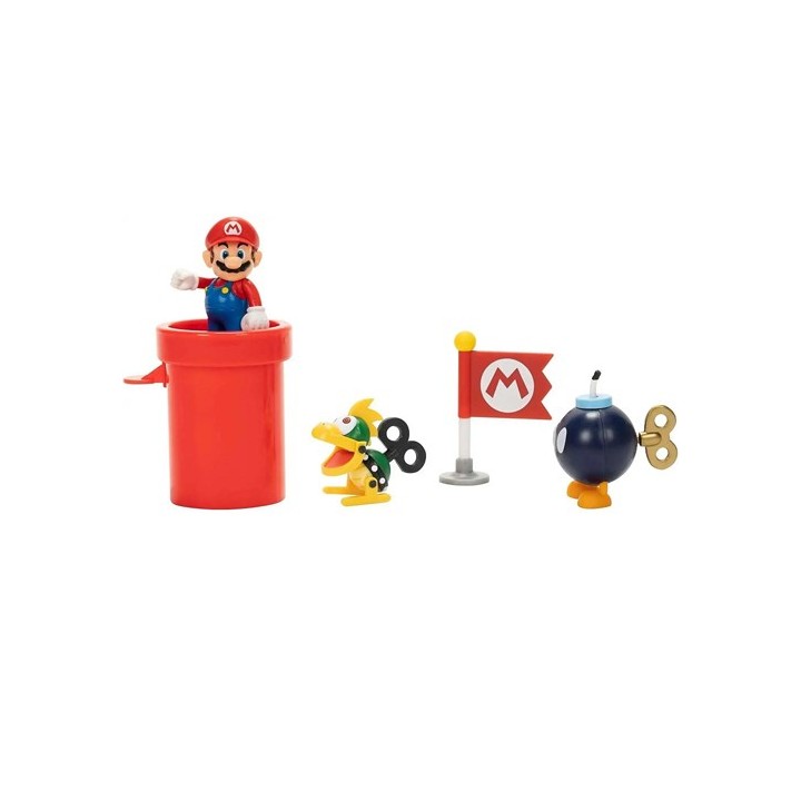 JAKKS PACIFIC NINTENDO SUPER MARIO AIRSHIP DIORAMA SET