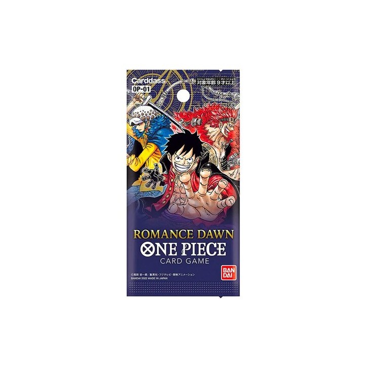ONE PIECE CARD GAME: OP-01 Romance Dawn - Booster Pack JAP - (Prodotto da collezione)