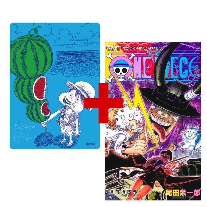 JAPAN COMICS: Tankobon - One Piece Vol. 115 + MetaKira NatsuComi Luffy Signed Insert - (Prodotto da collezione)