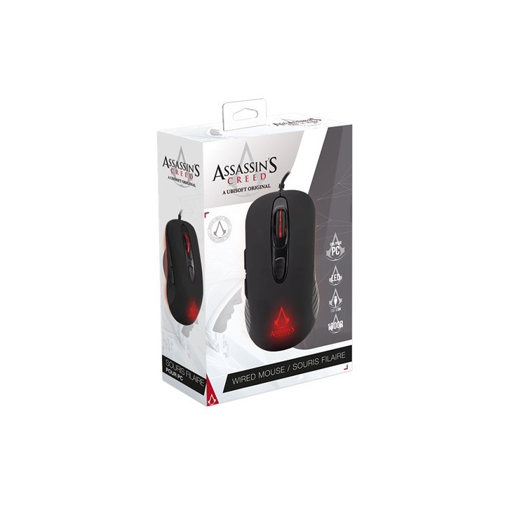 FREAKS AND GEEKS Assassin's Creed - Gaming Mouse 3600 DPI -LED-Black
