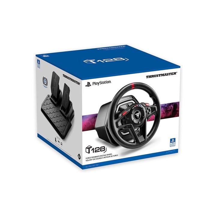 THRUSTMASTER Volante T128 (Compatibile PS5, PS4 e PC)