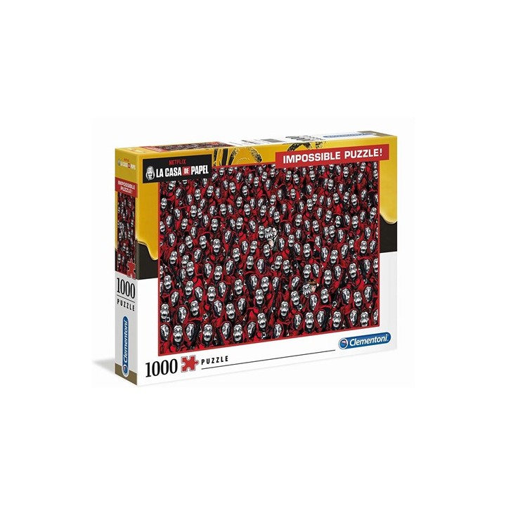 LA CASA DI CARTA - MASK IMPOSSIBILE PUZZLE (1000 PEZZI)