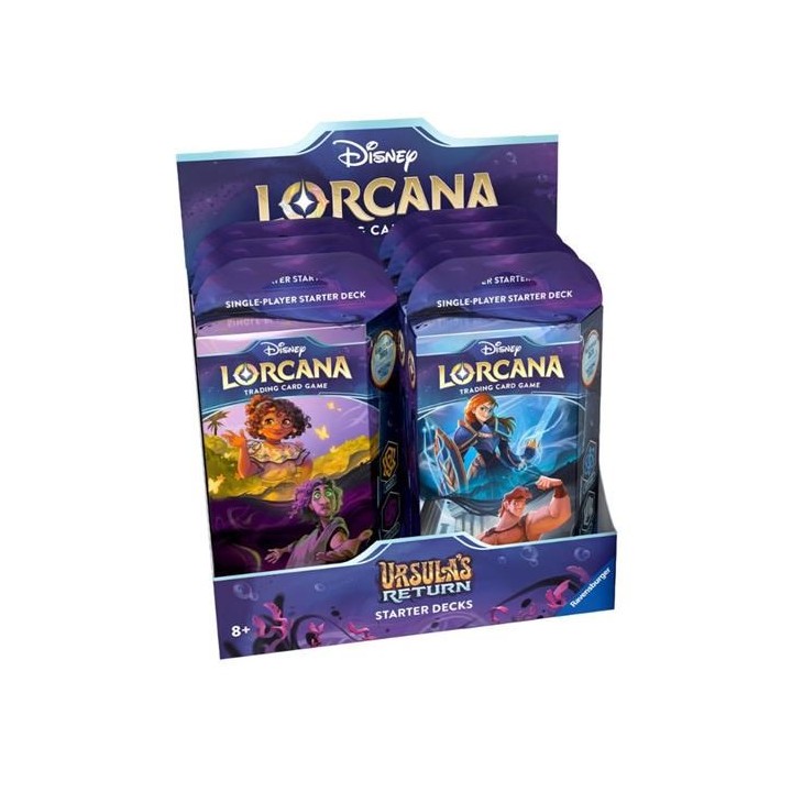 RAVENSBURGER DISNEY: LORCANA - SET 4 URSULA'S RETURN STARTER DECKS DI.