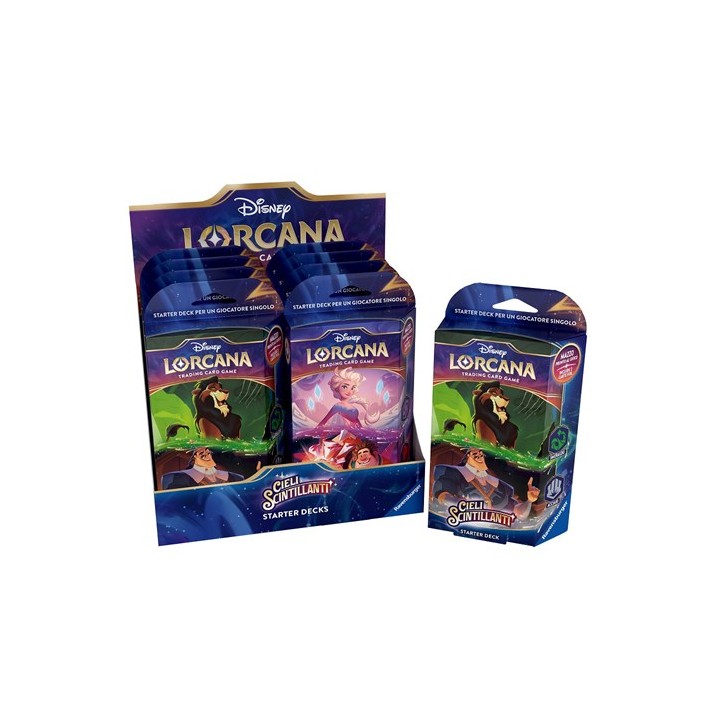 RAVENSBURGER DISNEY: LORCANA - SET 5 CIELI SCINTILLANTI STARTER DECK..