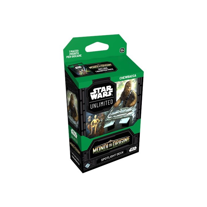 ASMODEE - STAR WARS UNLIMITED - MONDI DI ORIGINE - DECK: CHEWBACCA -..