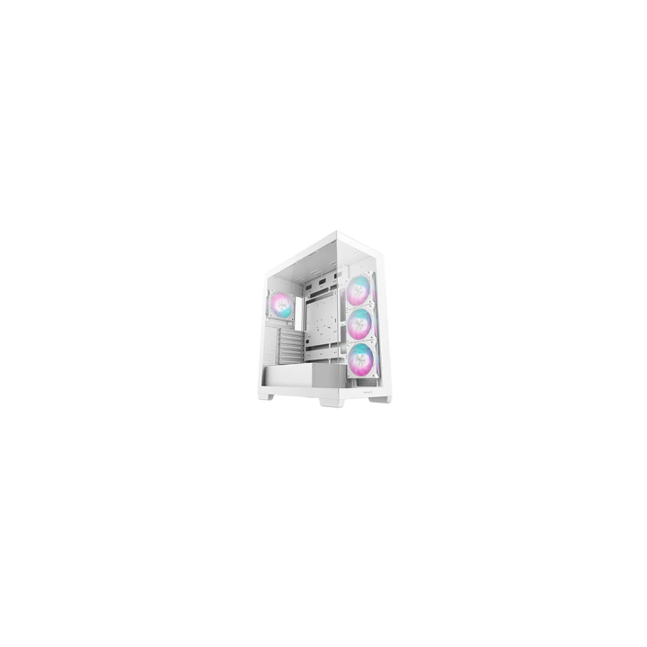 DEEPCOOL CASE MID TOWER CG580 WH 4F WHITE 2TG 4x120 PWM+ARGB FAN