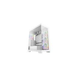DEEPCOOL CASE MID TOWER CG580 4F WH V2 WHITE 2TG 4x120 PWM+ARGB FAN