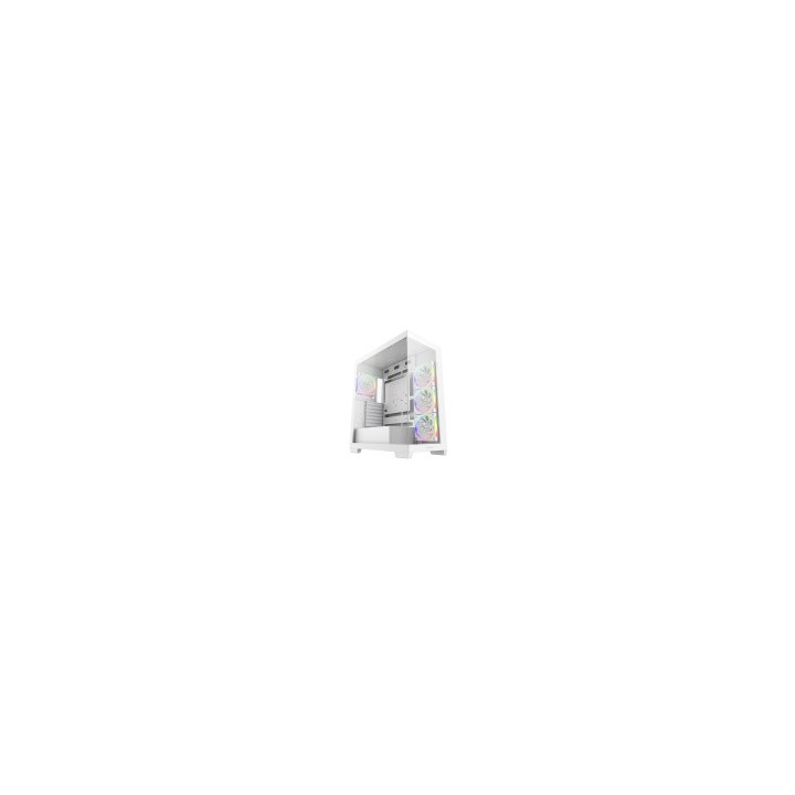 DEEPCOOL CASE MID TOWER CG580 4F WH V2 WHITE 2TG 4x120 PWM+ARGB FAN