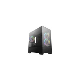 DEEPCOOL CASE MATX CG380 3F NERO PANORAMIC 3ARGB 2TG 360mm AIO