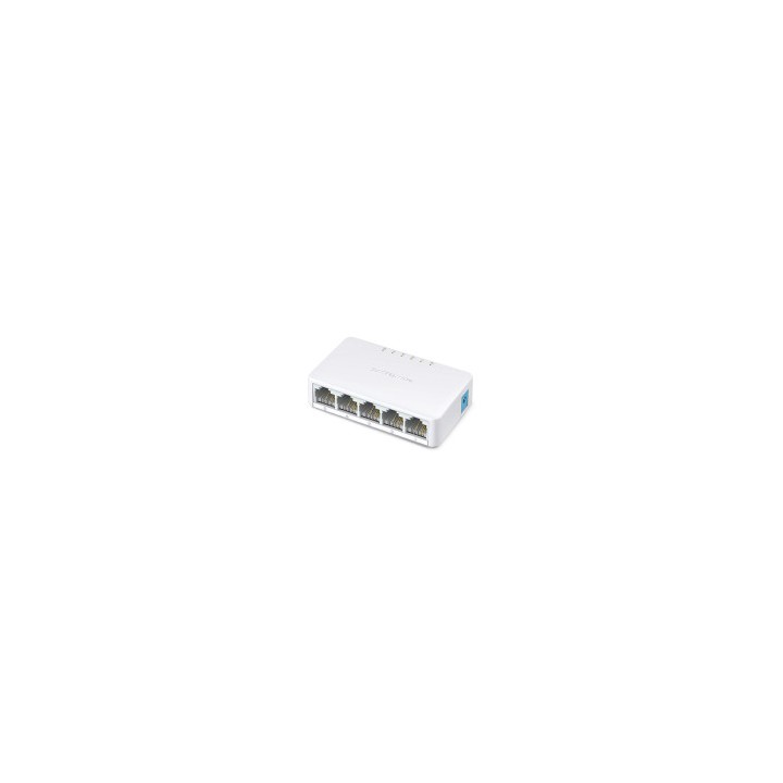 MERCUSYS SWITCH MS105 MINI 5 PORTE 10/100 PLASTICA