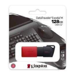 KINGSTON Pendrive USB-A 3.2 128GB DTXM/128GB Nero/Rosso