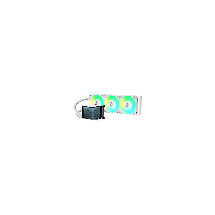 TRYX RAFF LIQUIDO PANORAMA 360 ARGB AIO 3D-AMOLED DISPLAY 360mm WHITE