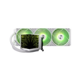 TRYX RAFF LIQUIDO STAGE ARGB 360 WHITE IPS DISPLAY