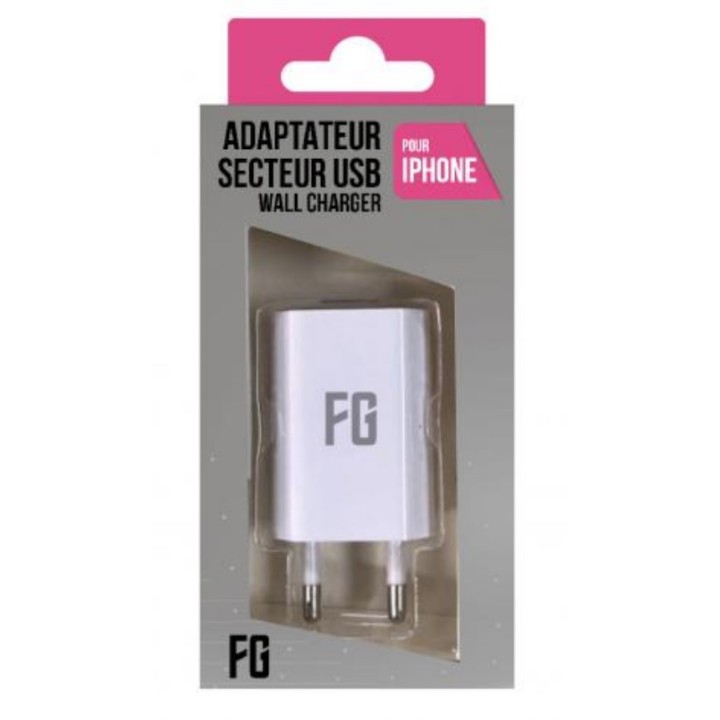 AC adaptor iPhone/iPod white (print gift box) A2379