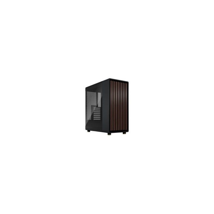 FRACTAL CASE MID TOWER NORTH CHARCOAL BLACK TG DARK