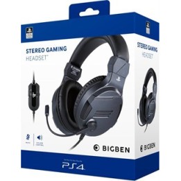 BIGBEN OLP Cuffie Stereo Gaming Grigia PS4/PC