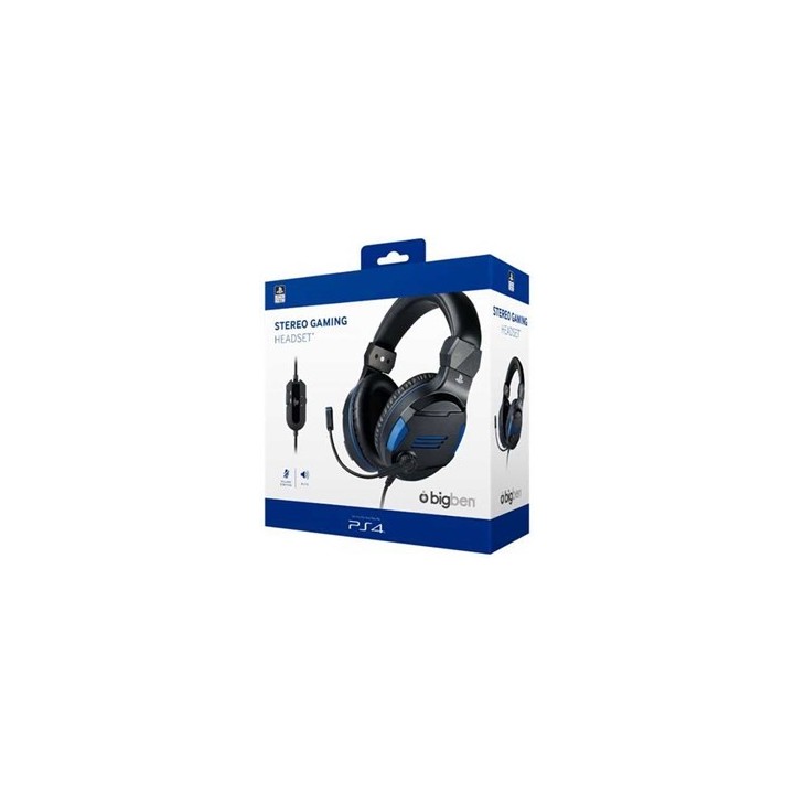 BIGBEN OLP Cuffie Stereo Gaming Nera PS4/PC