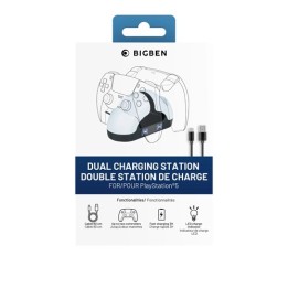 BIGBEN Base di Ricarica Doppio Controller PS5